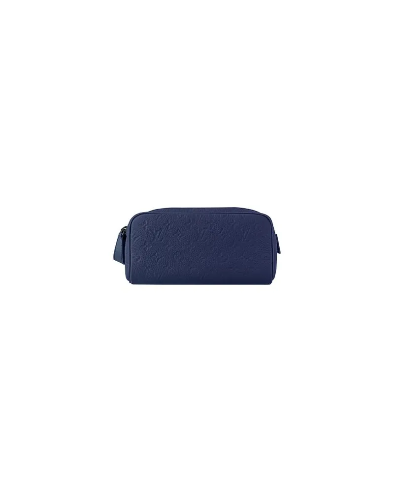 Louis Vuitton Gerader Mantel Blue