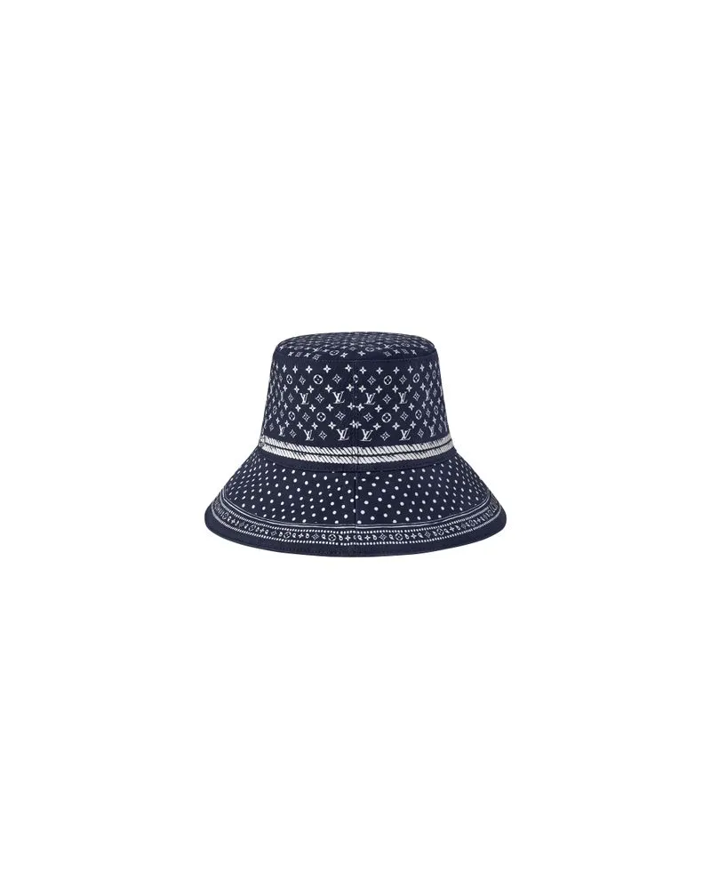 Louis Vuitton Gerader Mantel Blue
