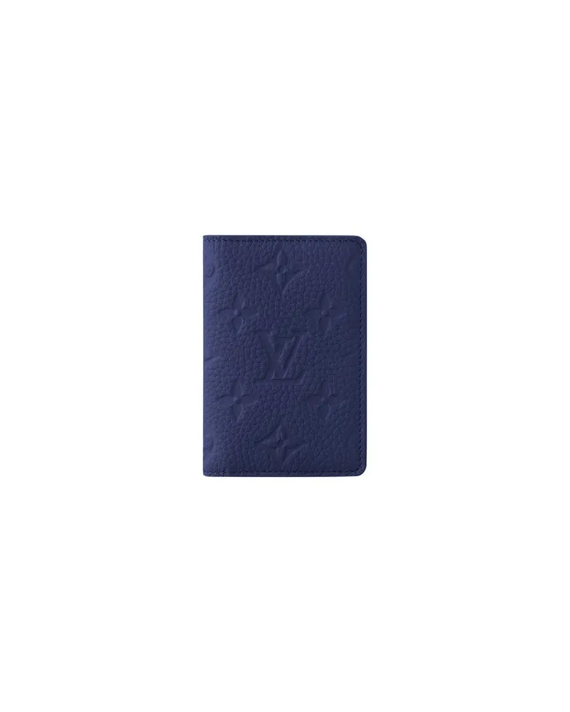 Louis Vuitton Gerader Mantel Blue