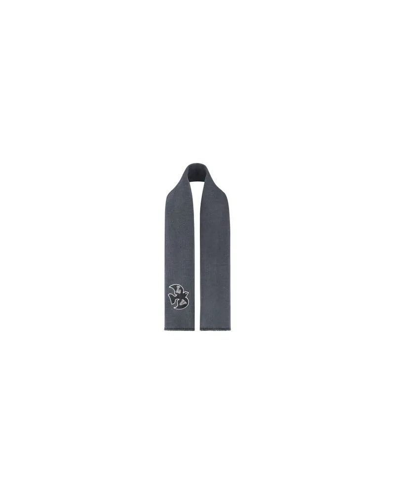 Louis Vuitton Gerader Mantel Blue