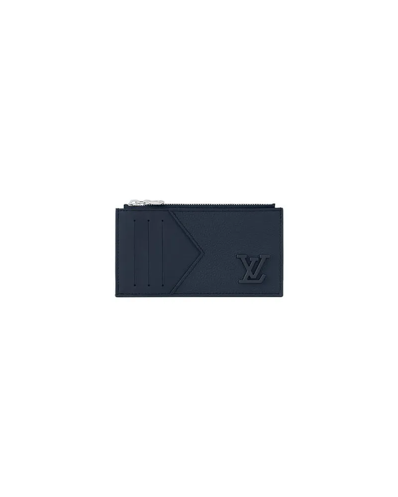 Louis Vuitton Gerader Mantel Blue