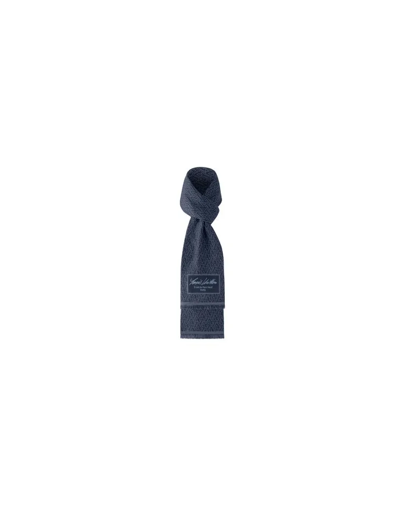 Louis Vuitton Gerader Mantel Blue