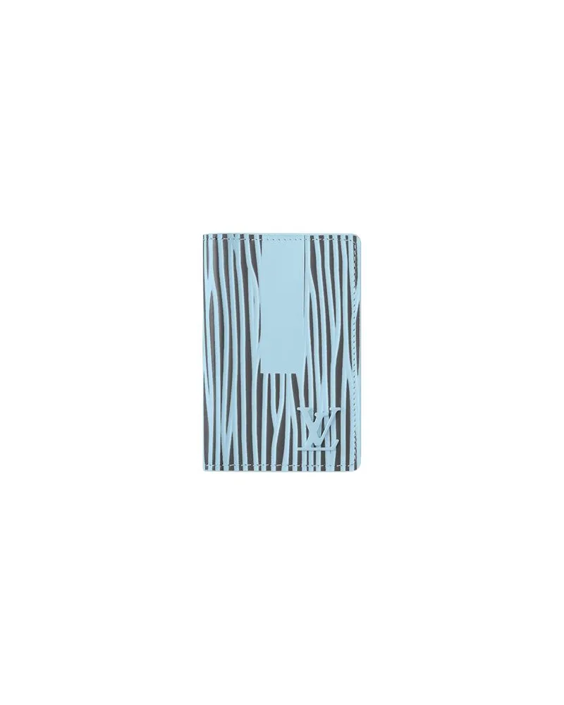 Louis Vuitton Gerader Mantel Blue