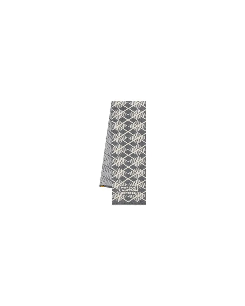 Louis Vuitton Gerader Mantel Blue