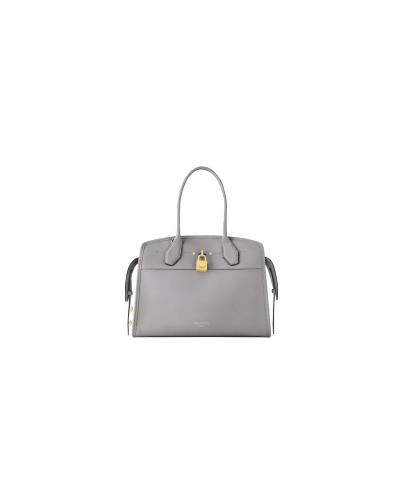 Louis Vuitton Gerader Mantel Blue
