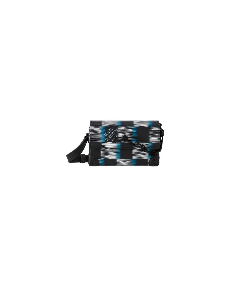 Louis Vuitton Gerader Mantel Blue