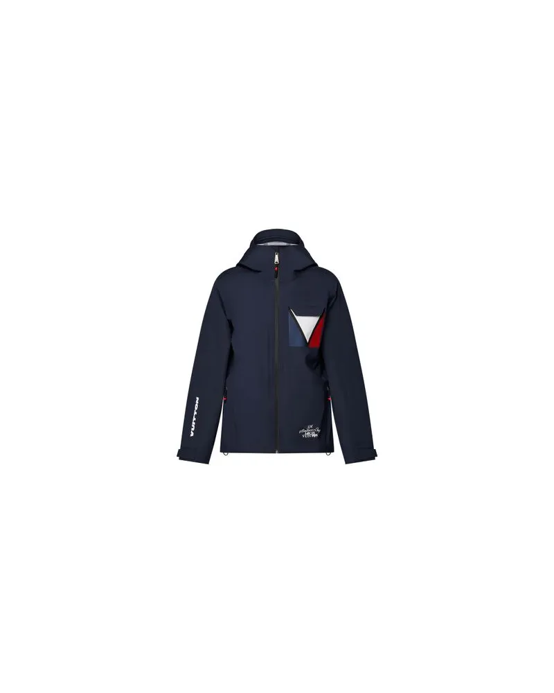 Louis Vuitton Gerader Mantel Blue