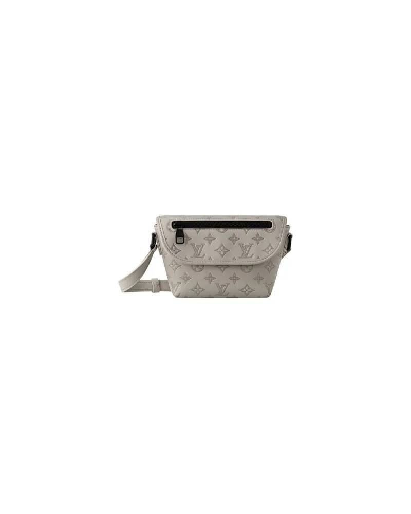 Louis Vuitton Gerader Mantel Blue
