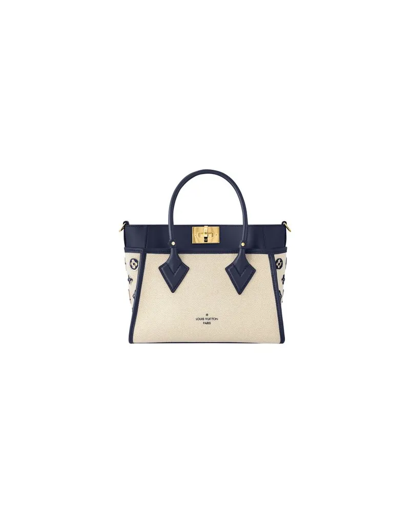 Louis Vuitton Gerader Mantel Blue