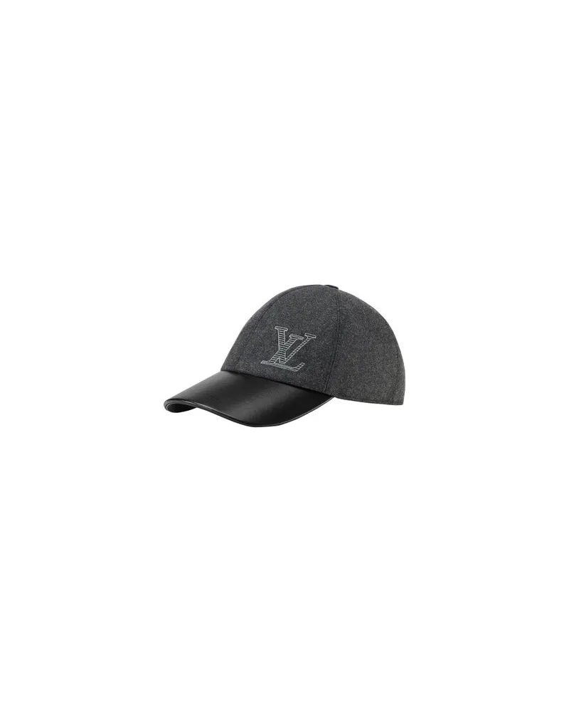 Louis Vuitton Gerader Mantel Blue