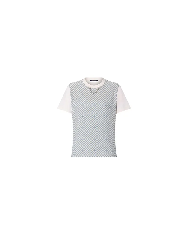 Louis Vuitton Gerader Mantel Blue