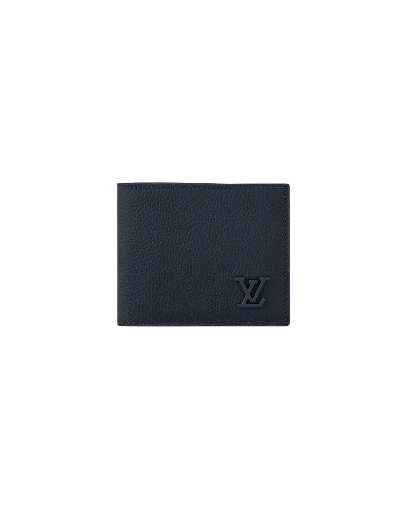 Louis Vuitton Gerader Mantel Blue
