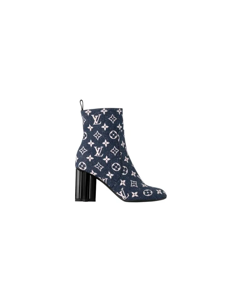 Louis Vuitton Gerader Mantel Blue