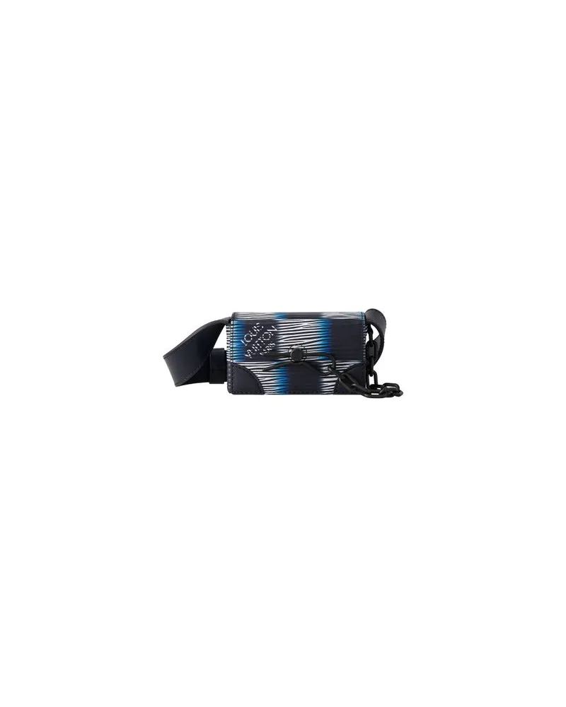 Louis Vuitton Gerader Mantel Blue