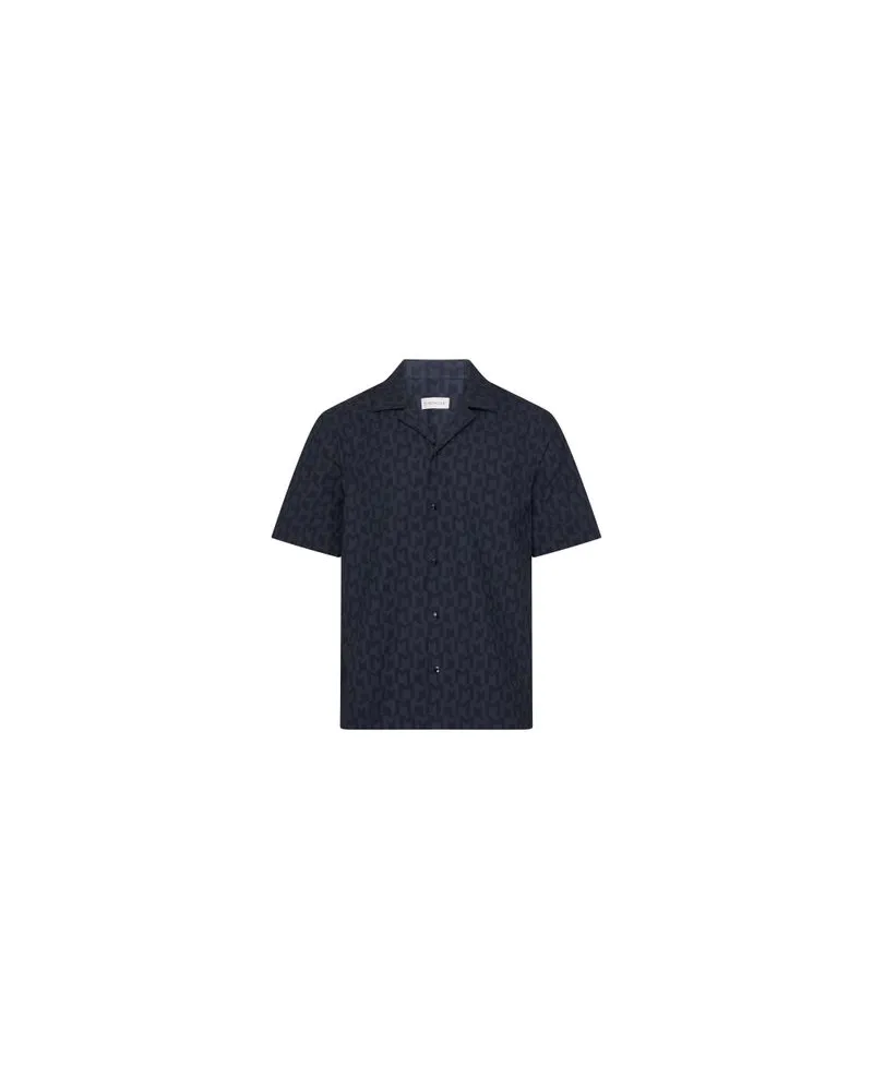 Louis Vuitton Gerader Mantel Blue