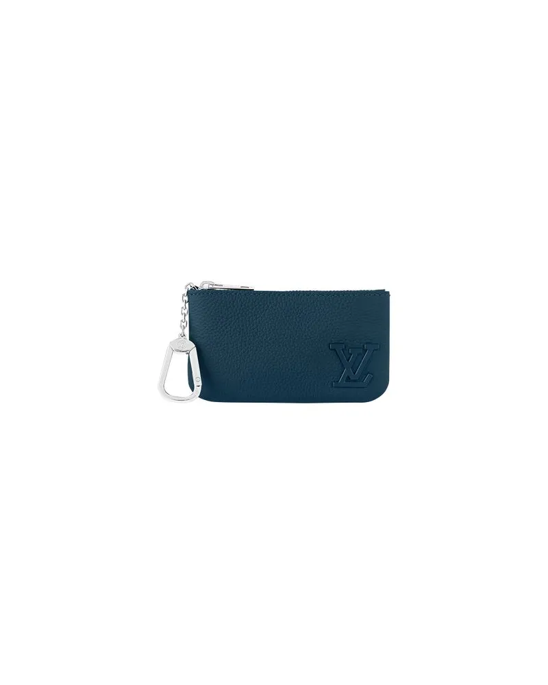 Louis Vuitton Gerader Mantel Blue