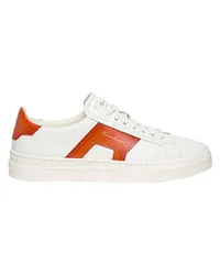 Santoni Sneakers mit Doppelschnalle Orange