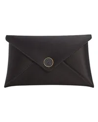 Altuzarra Medaillon' Umschlag Clutch Satin Black