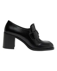 Prada Mokassins mit hohem Absatz Black