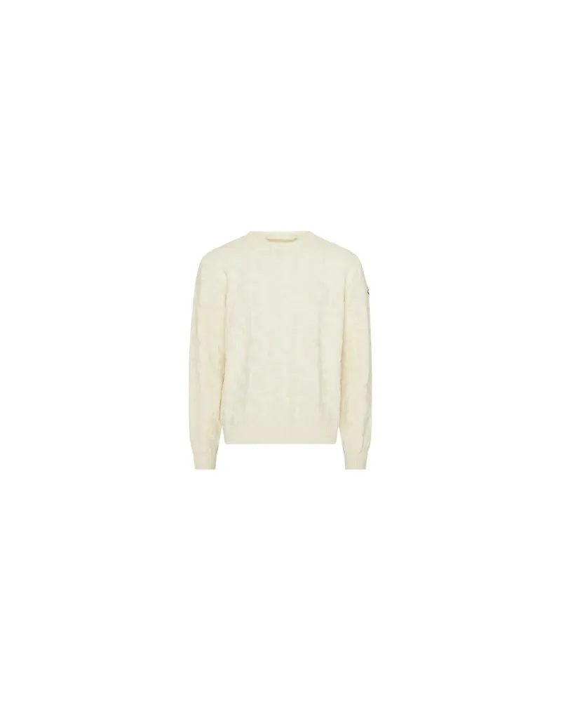 Moncler Round-neck sweater Beige