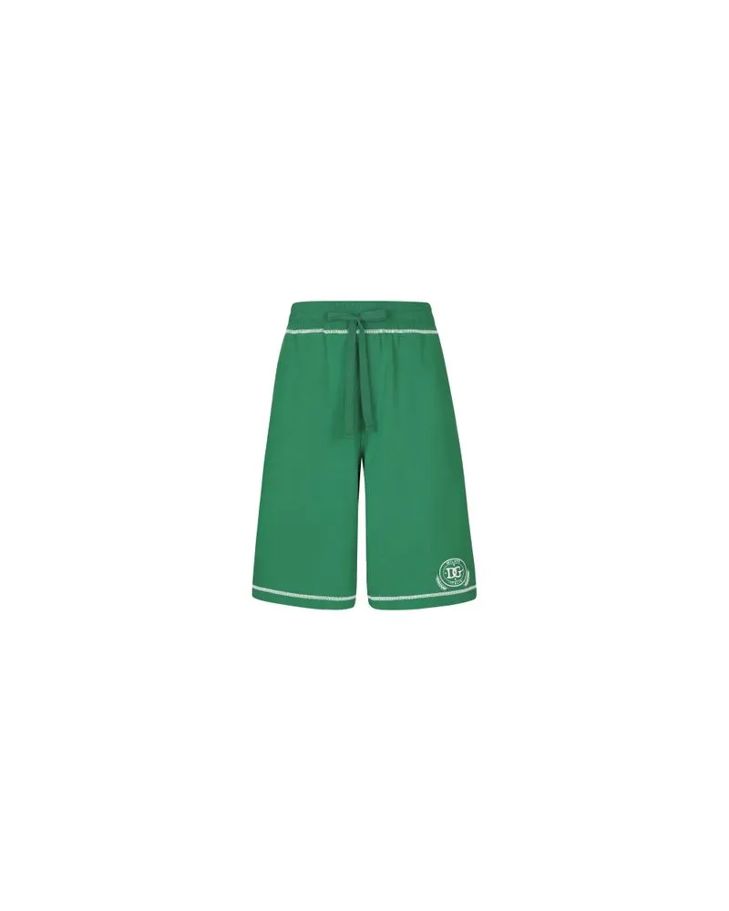 Dolce & Gabbana Joggingshorts mit Logo Green