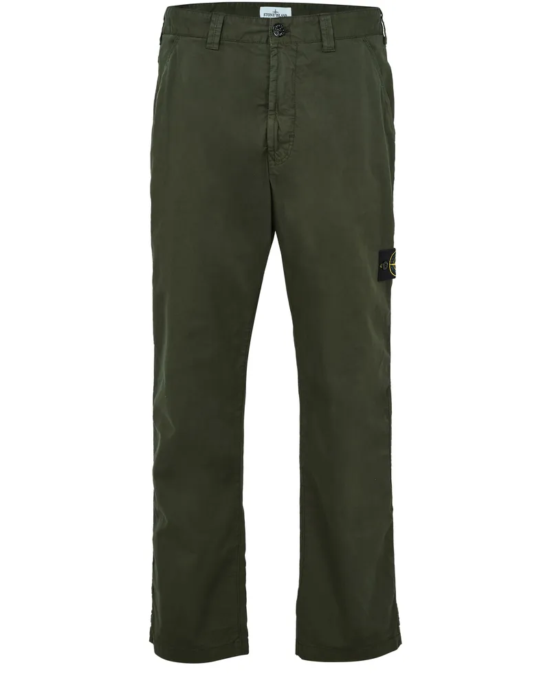 Stone Island Jeans mit Logoaufnäher 