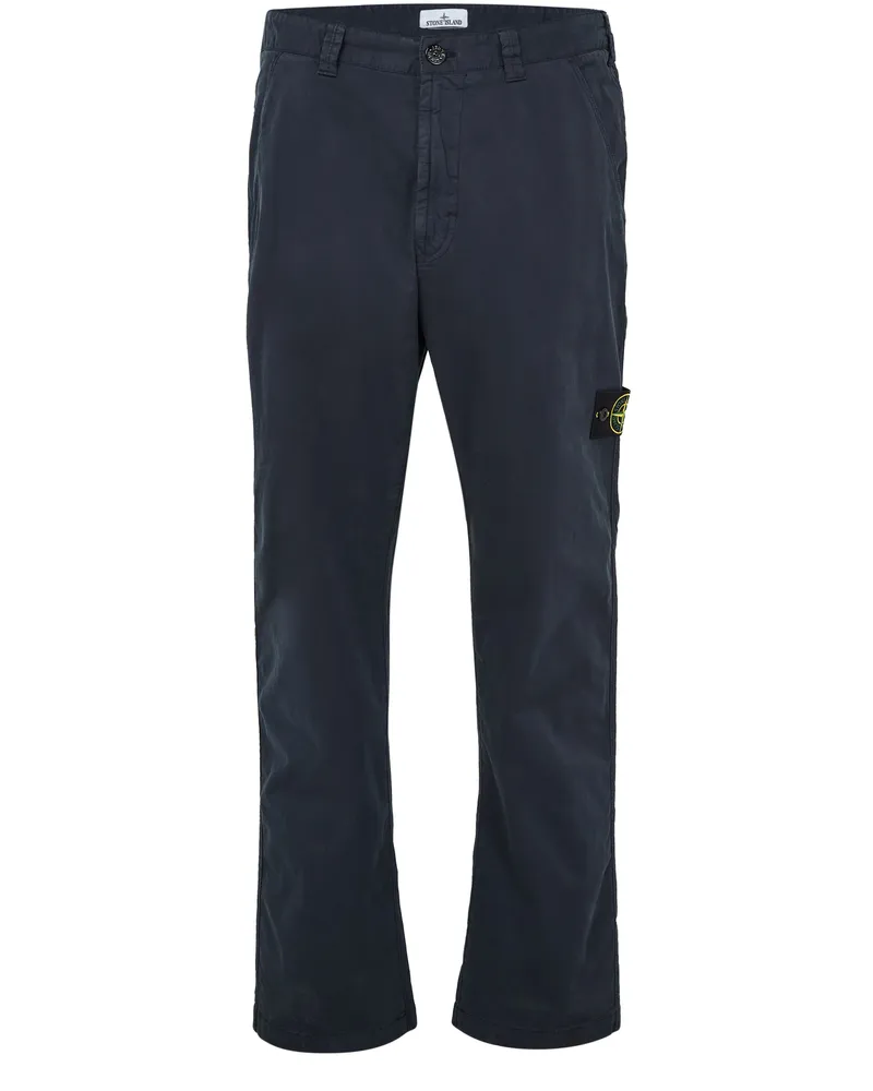 Stone Island Jeans mit Logoaufnäher 