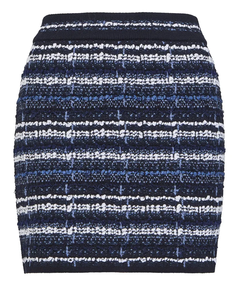 Thom Browne Minirock aus Jacquard-Tweed mit Intarsien 