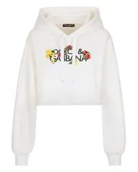 Dolce & Gabbana Kurzes Sweatshirt White