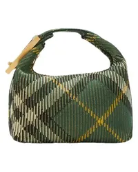 Burberry Karierte Duffle Bag Green