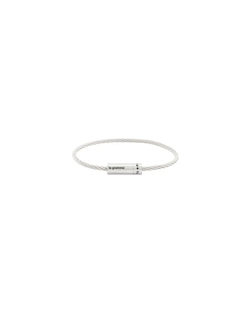 Le Gramme Kabelarmband Le 9 G Silver