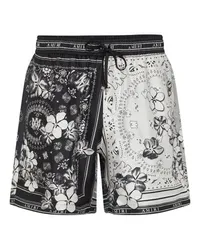 Amiri Shorts Bandana Floral Black