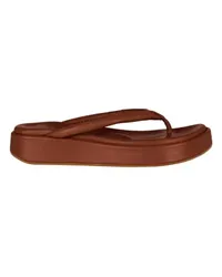 Cortana Flip Flops mit Plateausohle Geisha Brown