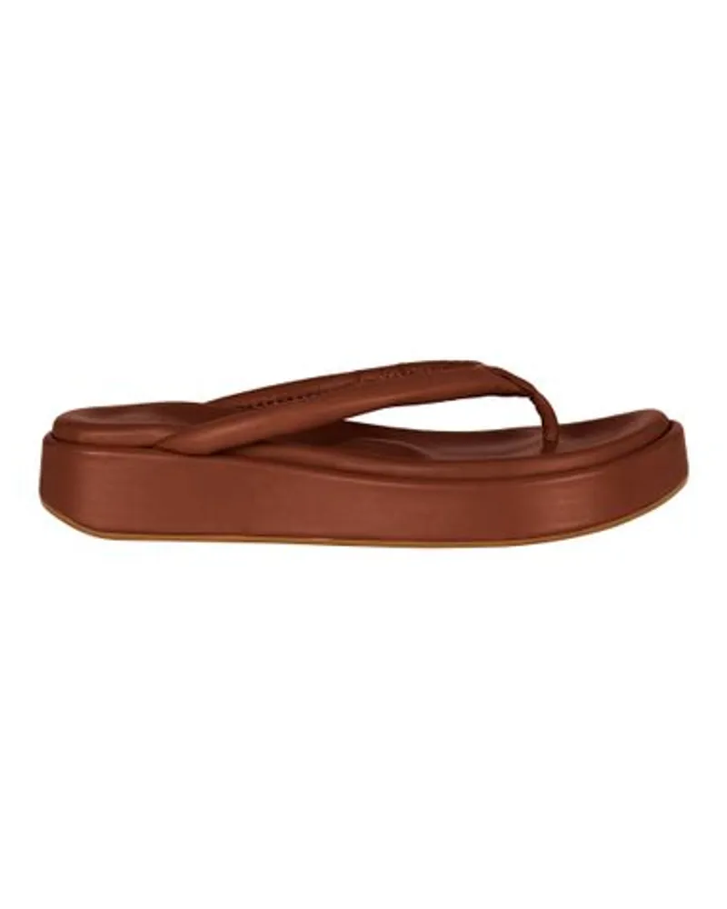 Cortana Flip Flops mit Plateausohle Geisha Brown