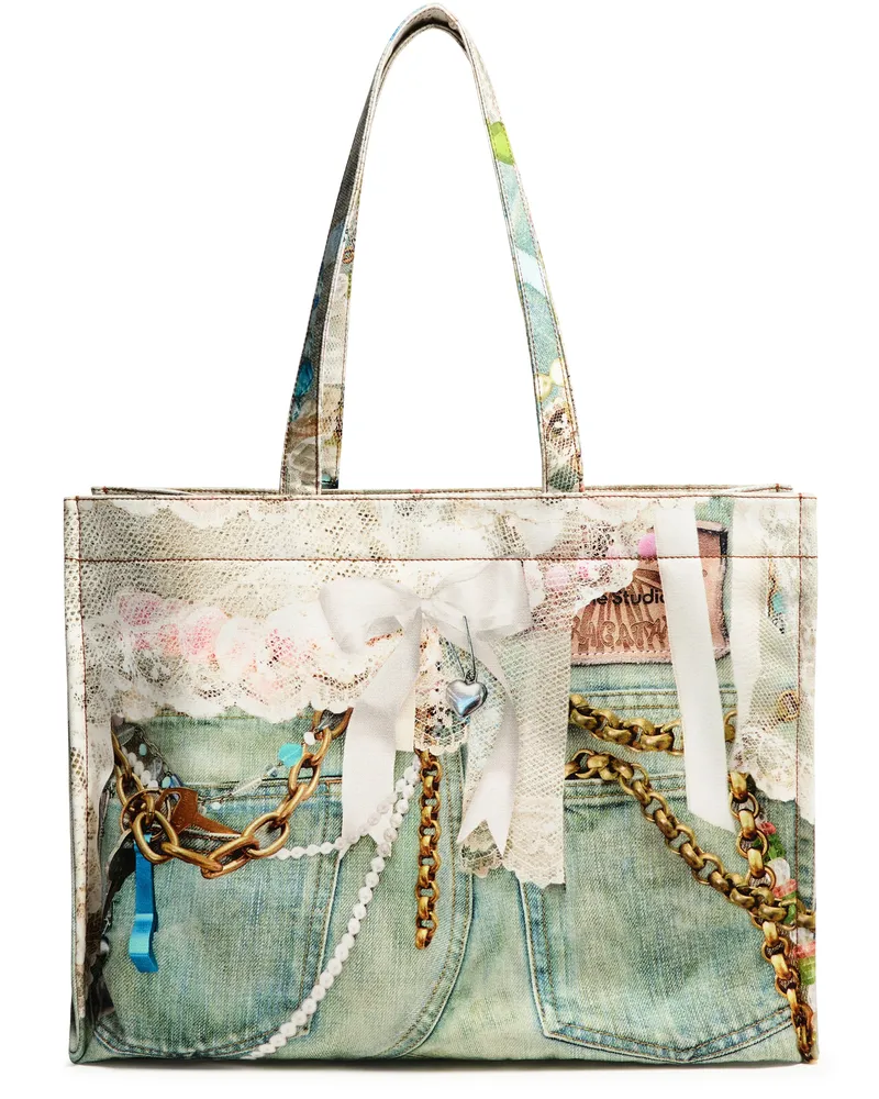 Acne Studios Logo Tote Bag 