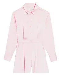 Claudie Pierlot Gesmokter Playsuit Pink