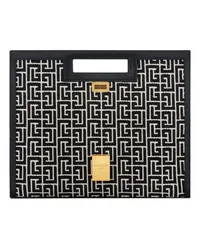 Balmain Längliche Clutch 1945 Heritage Black