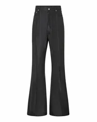 Rick Owens Gewebte Bootcut-Hose Bolan Black