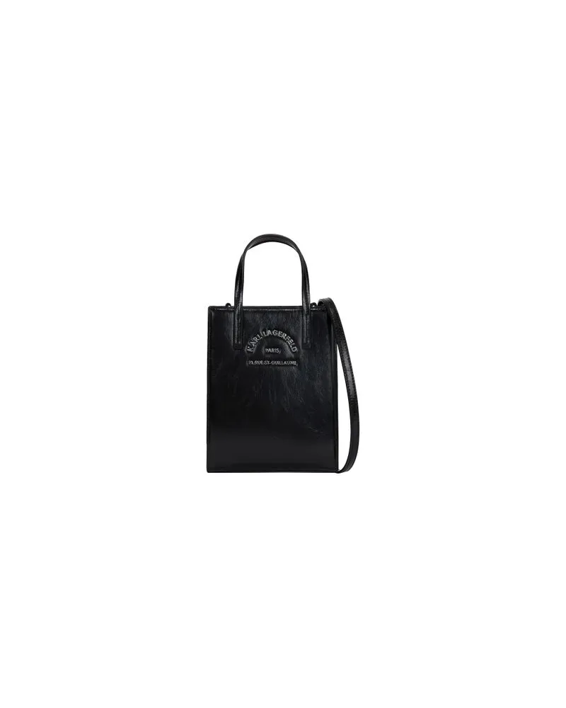 Karl Lagerfeld Rue St Guillaume Kleine Tote Bag Black