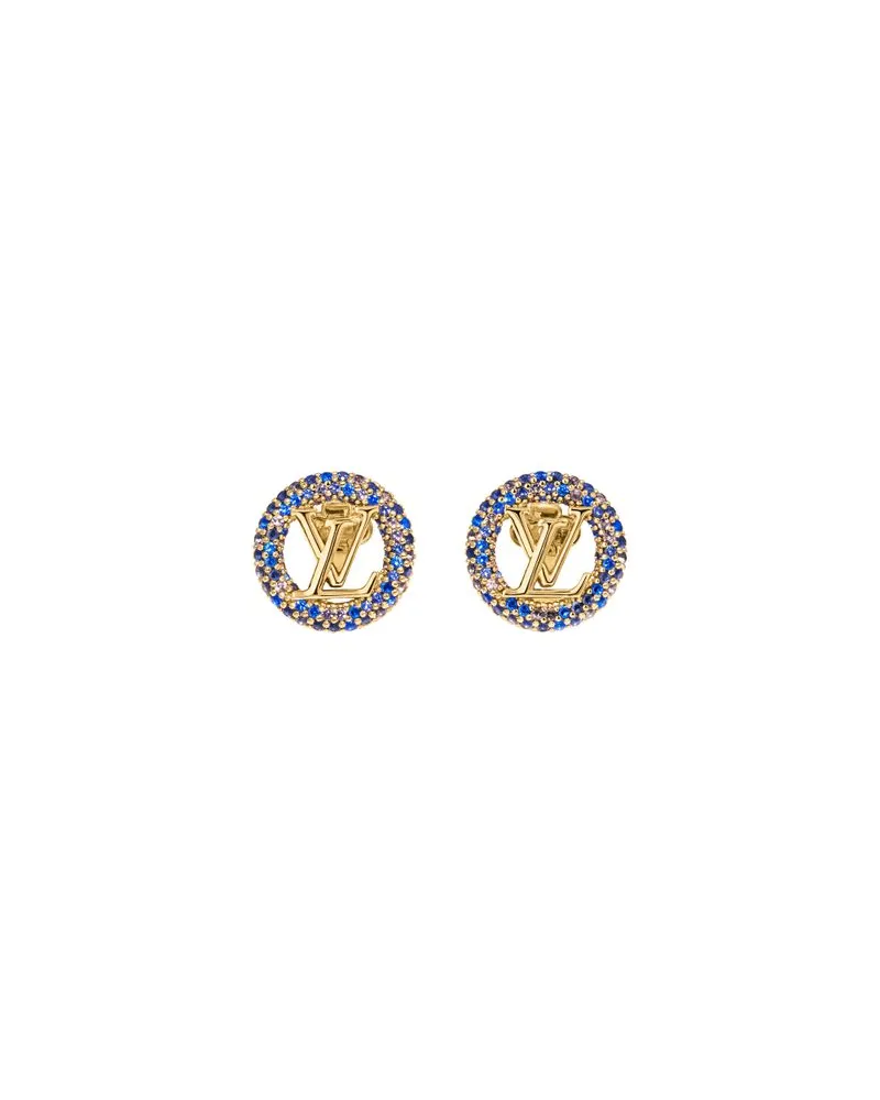 Louis Vuitton Goldfarbene, gerade geschnittene Jeans Gold