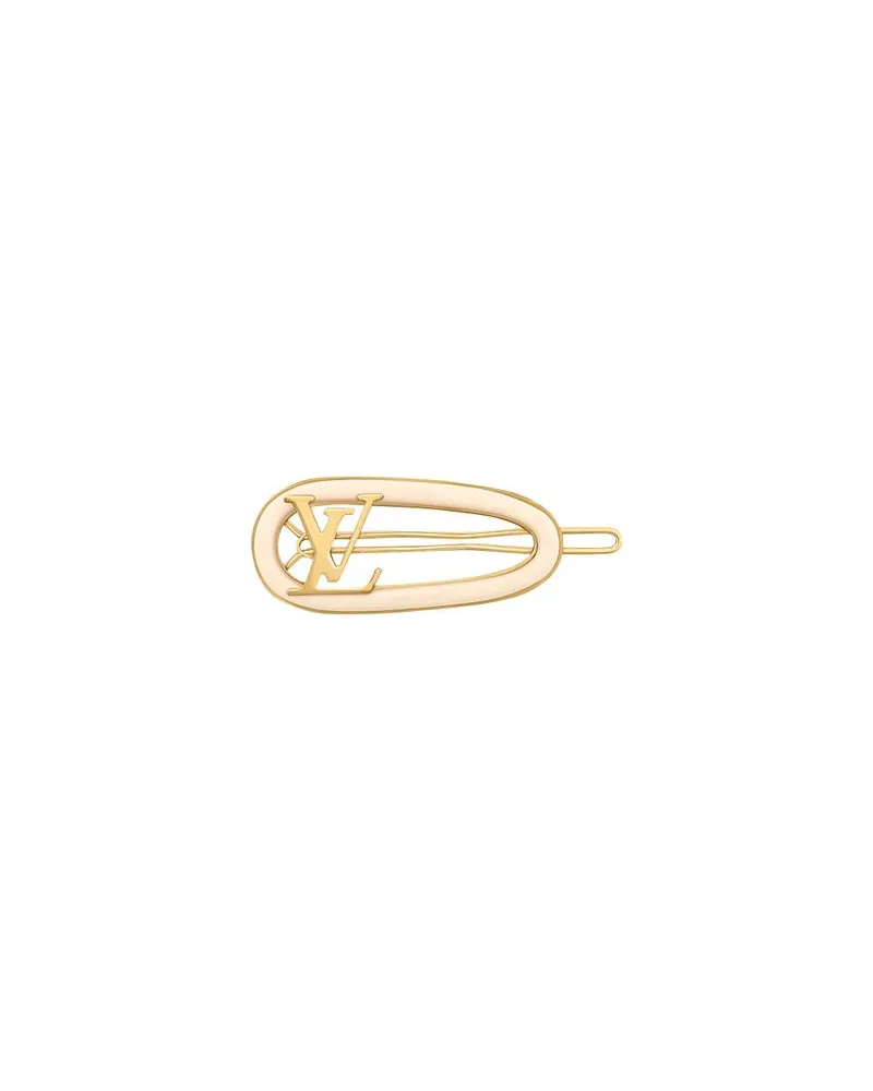 Louis Vuitton Goldfarbene, gerade geschnittene Jeans Gold