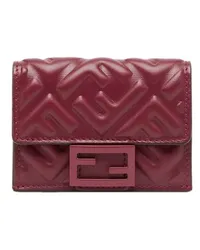 Fendi Micro-Trifold-Portemonnaie Baguette Red