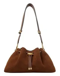 Jimmy Choo Bucket Bag Cinch M Beige