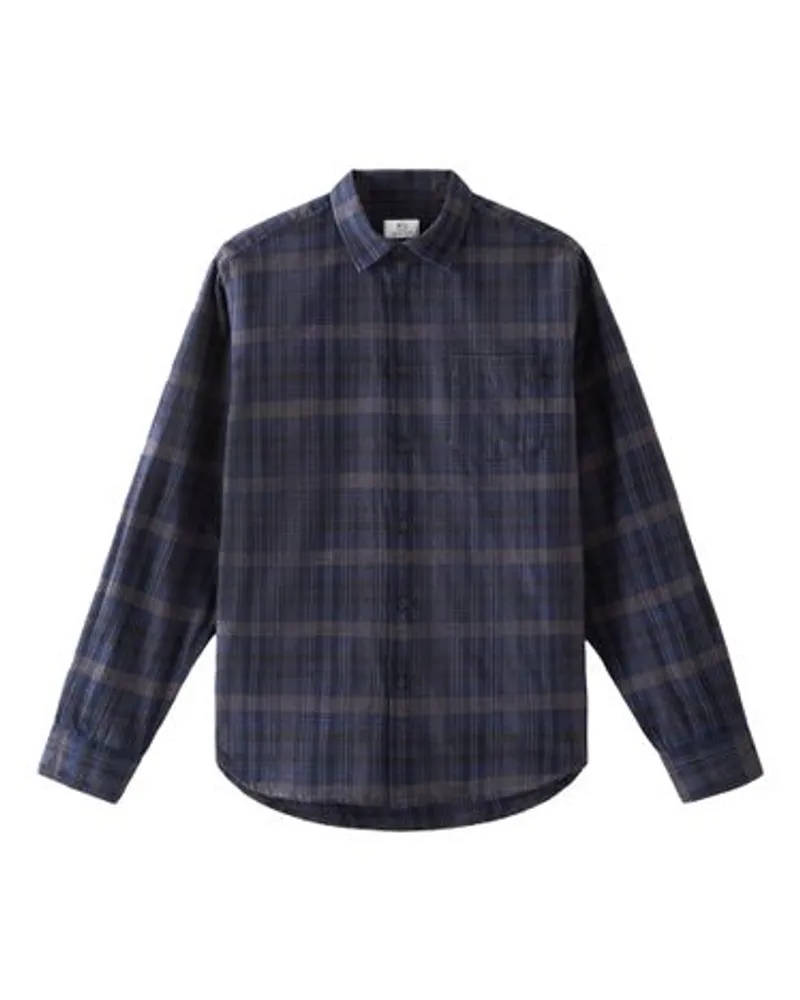 Woolrich Kariertes Hemd Blue