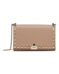 Valentino Garavani Mini-Umhängetasche Rockstud Pink