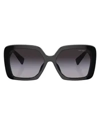 Miu Miu Irregular-Sonnenbrille MU 10YS Black