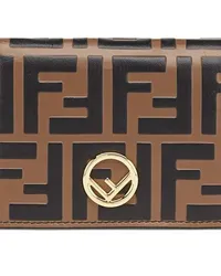 Fendi Kleines Portemonnaie Brown