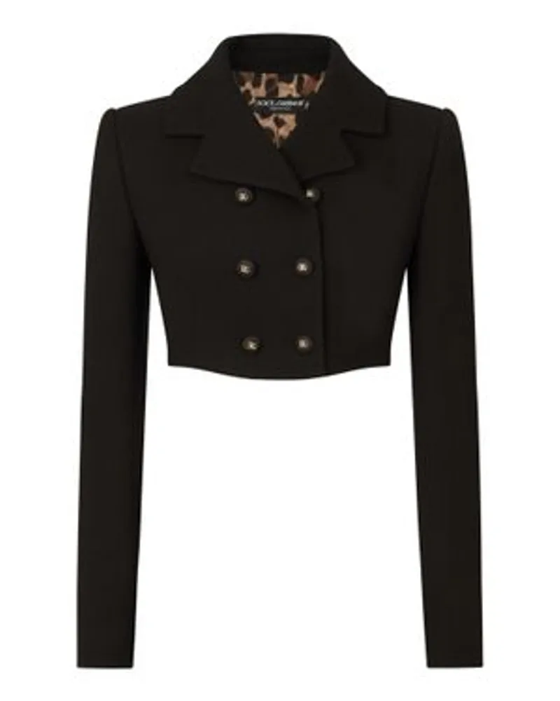 Dolce & Gabbana Zweireihige Jacke Black