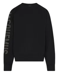 Jacquemus Sweatshirt Typo Black