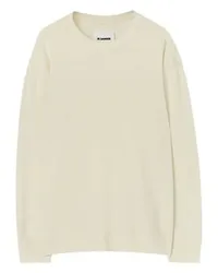 Jil Sander Pullover mit rundhalsausschnitt White